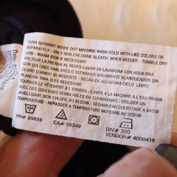 Gloria Vanderbilt 5 Pocket Cotton/Spandex Corduroy Jeans Amanda Size 12 Purple - Picture 5 of 15